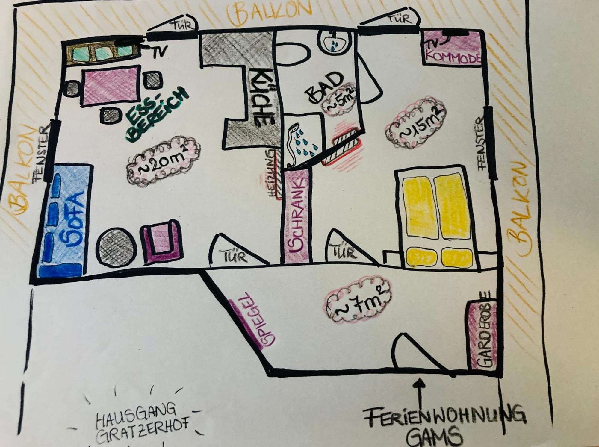 Ferienwohnung Gams Финкенберг Экстерьер фото